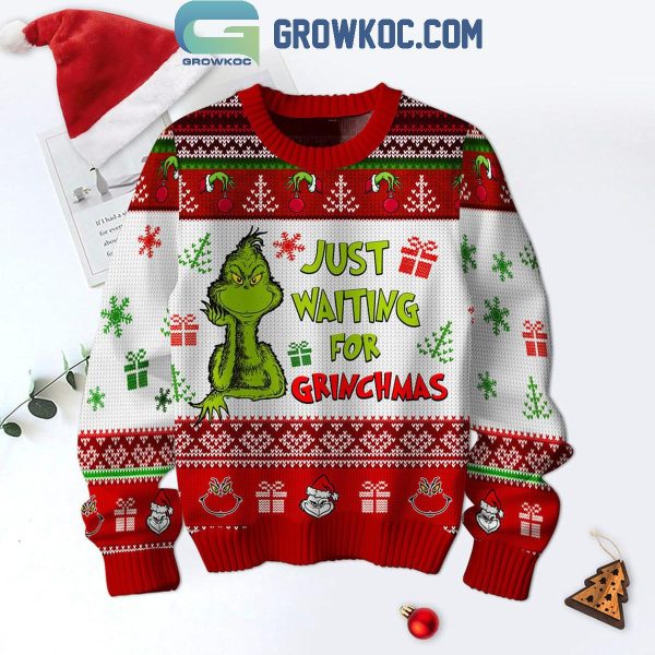 Grinch Est. 1957 Just Waiting For Christmas 2024 Ugly Sweater