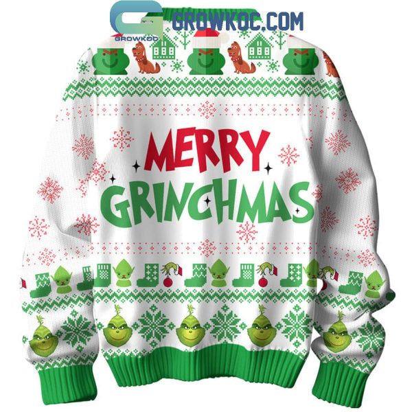 Grinch In Christmas Time Ew People Merry Grinchmas Ugly Sweater