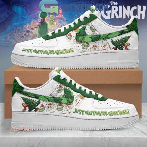 Grinch Just Waiting For Grinchmas 2024 Ew People Air Force 1 Shoes