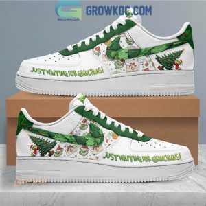 Grinch Just Waiting For Grinchmas 2024 Ew People Air Force 1 Shoes