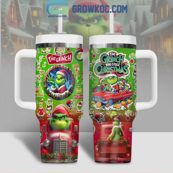 Grinch Merry Christmas 2024 The Grinch Who Stole Christmas 40oz Tumbler