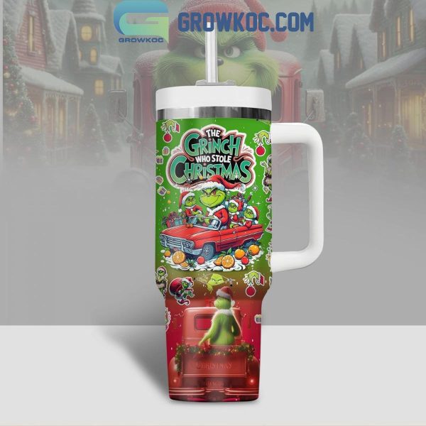 Grinch Merry Christmas 2024 The Grinch Who Stole Christmas 40oz Tumbler