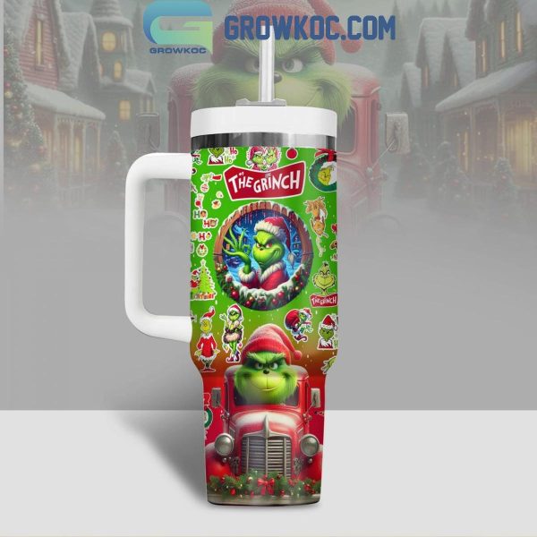 Grinch Merry Christmas 2024 The Grinch Who Stole Christmas 40oz Tumbler