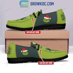 Grinch Stealing The Christmas Personalized Hey Dude Shoes