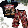 Madonna Santa Baby I’ll Wait Up For You Dear Christmas Fleece Pajamas Set