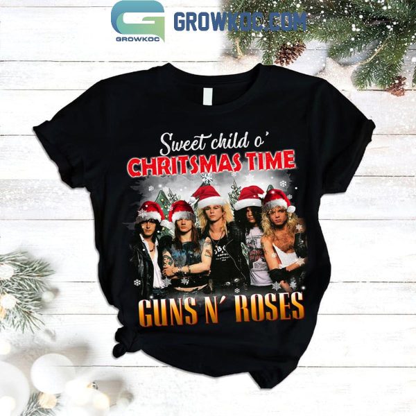 Guns N’ Roses Sweet Child O’ Christmas Time Fleece Pajamas Set