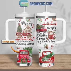 Hallmark Movies Hot Cocoa Kind Of Day Christmas Personalized 40oz Tumbler