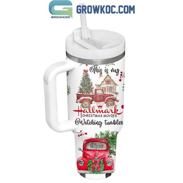 Hallmark Movies Hot Cocoa Kind Of Day Christmas Personalized 40oz Tumbler