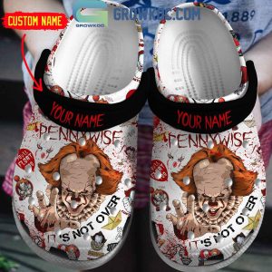 Halloween IT Pennywise It’s Not Over Personalized Crocs Clogs