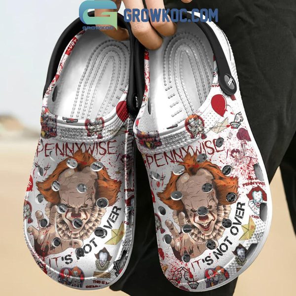 Halloween IT Pennywise It’s Not Over Personalized Crocs Clogs