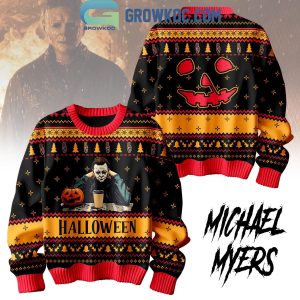 Halloween Michael Myers Horror Movie 2024 Best Fan Christmas Ugly Sweater