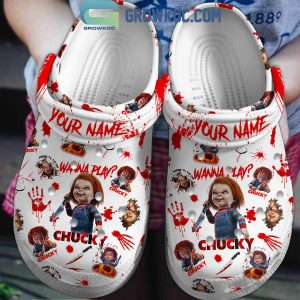 Halloween Wanna Play With Chucky 2024 Crocs Clogs