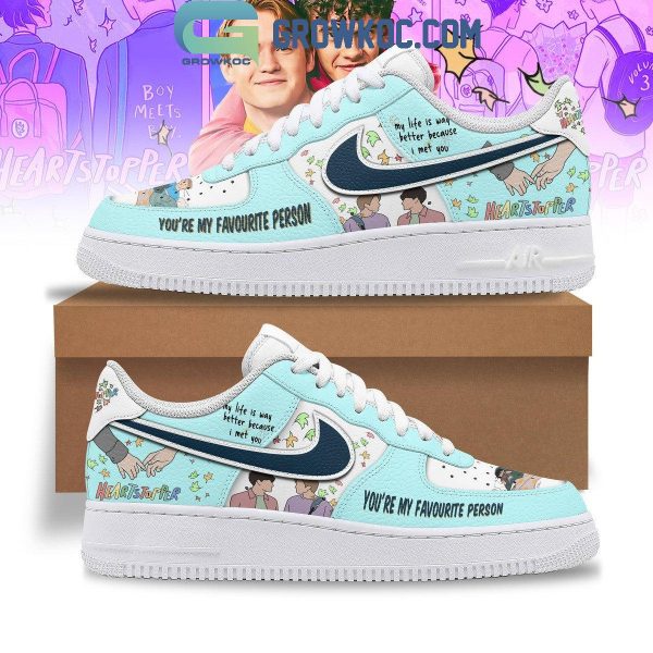 Heartstopper 2024 You Are My Most Fav Person Air Force 1 Shoes