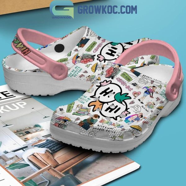 Heartstopper Hi Bisexual People Exist Christmas Crocs Clogs