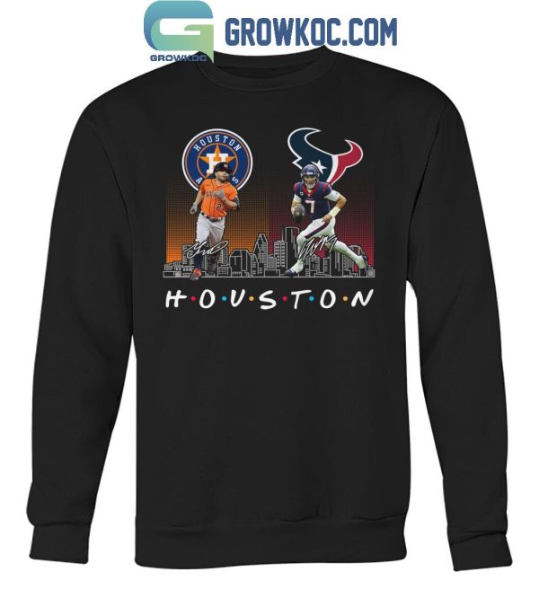 Houston Astros Baseball Houston Texans Football The Friends The Proud T-Shirt