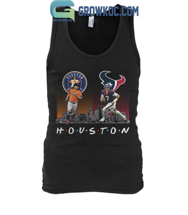 Houston Astros Baseball Houston Texans Football The Friends The Proud T-Shirt