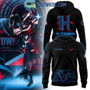 Houston Texans 2024 HTown Blue Football Support Hoodie T-Shirt