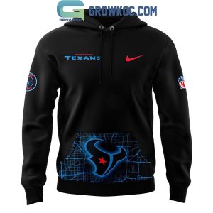 Houston Texans 2024 HTown Blue Football Support Hoodie T-Shirt