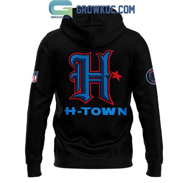 Houston Texans 2024 HTown Blue Football Support Hoodie T-Shirt