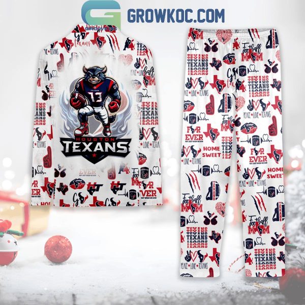 Houston Texans Toro Victory Love Polyester Pajamas Set