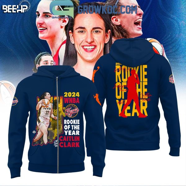 Indiana Fever Caitlin Clark 2024 WNBA Rookie Of The Year Hoodie T-Shirt