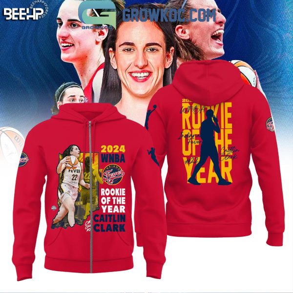 Indiana Fever Caitlin Clark 2024 WNBA Rookie Of The Year Hoodie T-Shirt