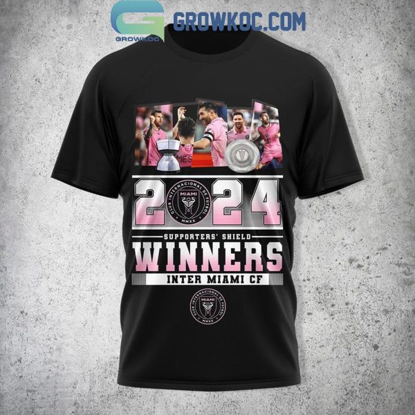 Inter Miami FC Born To Win Supporter’s Shield 2024 Champions Hoodie T-Shirt