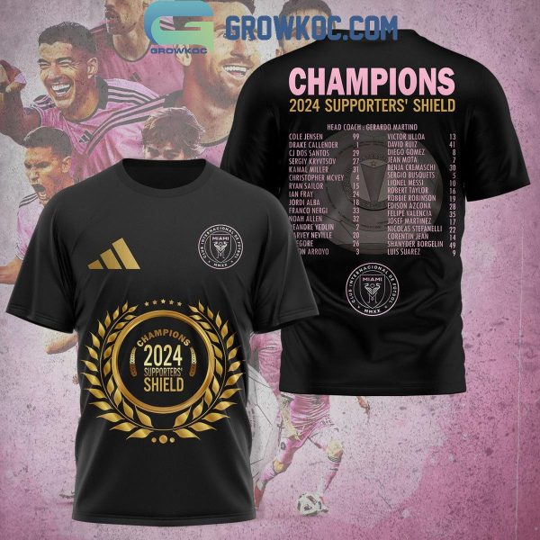 Inter Miami FC The Champions Of Supporter’s Shield 2024 Hoodie T-Shirt