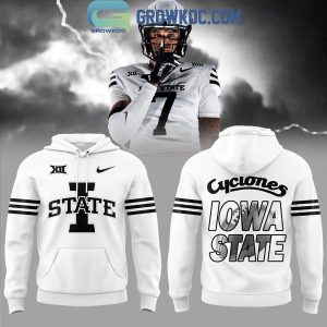 Iowa State Football New Season 2024 Black And White Hoodie T-Shirt