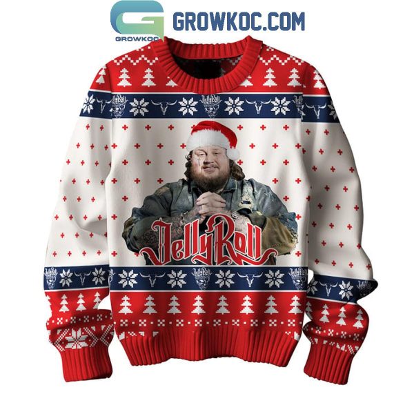 Jelly Roll Even Savage Bitches Go To Heaven In Christmas Ugly Sweater