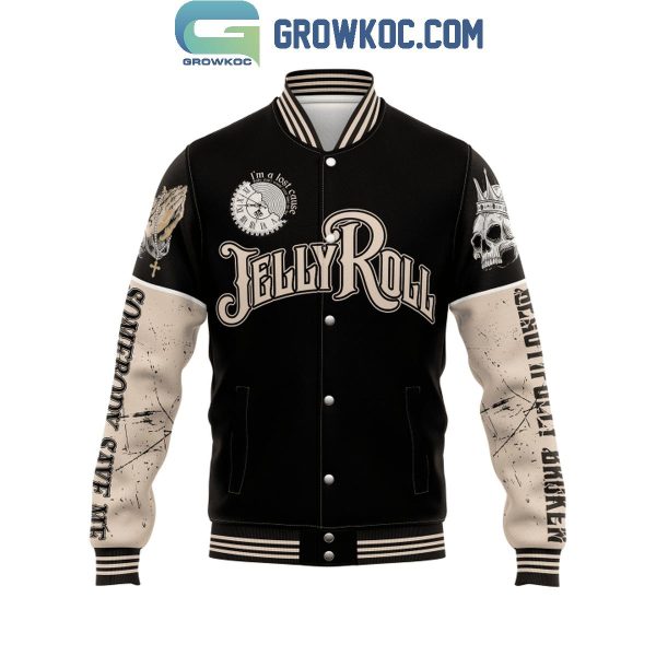 Jelly Roll Somebody Save Me From Beautifully Broken Baseball Jacket