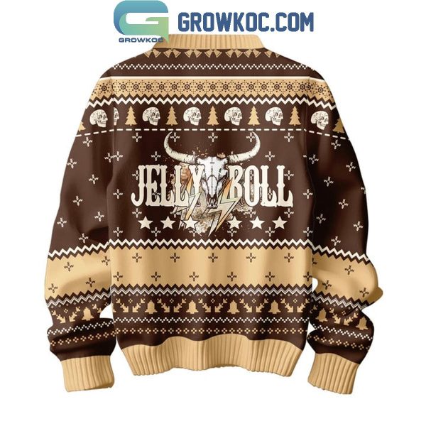 Jelly Roll Somebody Save Me Merry Christmas Ugly Sweater