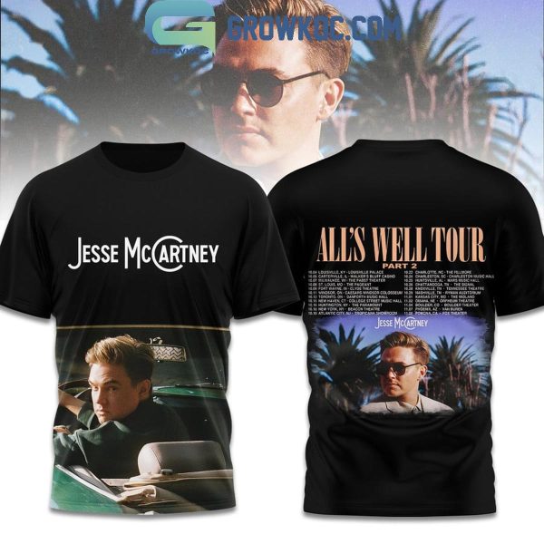 Jesse McCartney 2024 All’s Well Tour Part 2 Hoodie T-Shirt