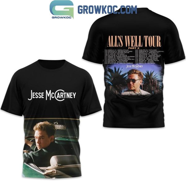 Jesse McCartney 2024 All’s Well Tour Part 2 Hoodie T-Shirt