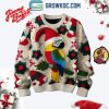 Jimmy Buffett Christmas Wrinkles Only Go Where The Smiles Have Been Ugly Sweater Blue