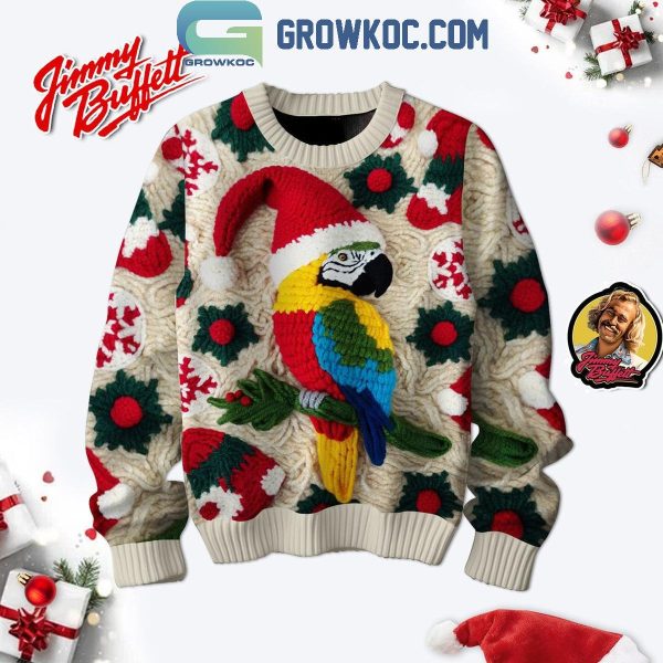 Jimmy Buffett 2024 Margaritaville Christmas Ugly Sweater