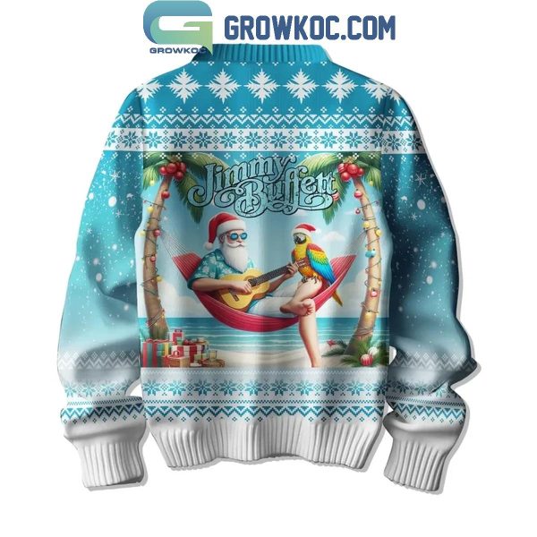 Jimmy Buffett Christmas In Margaritaville Merry Buffettmas Ugly Sweater