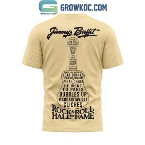 Jimmy Buffett Introduction 2024 Hall Of Fame Rock And Roll Hoodie T-Shirt