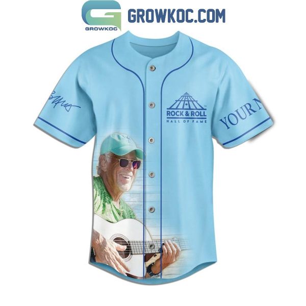 Jimmy Buffett Introduction Of Rock And Roll 2024 Personalized Baseball Jersey