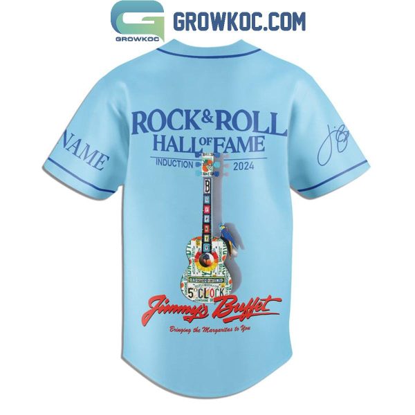 Jimmy Buffett Introduction Of Rock And Roll 2024 Personalized Baseball Jersey