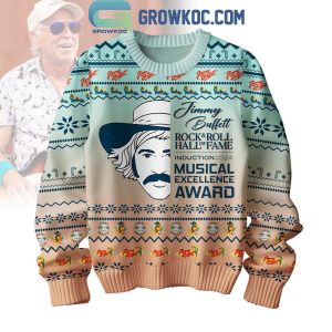 Jimmy Buffett Musical Excellence Award Rock And Roll Hall Of Fame Ugly Sweater