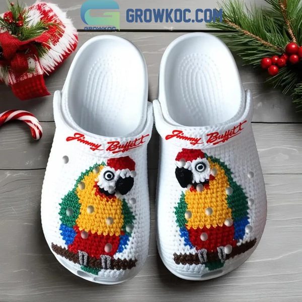 Jimmy Buffett Parrot Life Is Cool Christmas Crocs Clogs