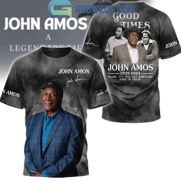 John Amos Good Times 1939-2024 Thank You For The Memories Hoodie T-Shirt