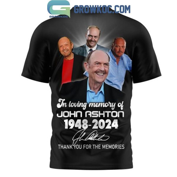 John Ashton 1948-2024 Thank You For The Memories Hoodie T-Shirt