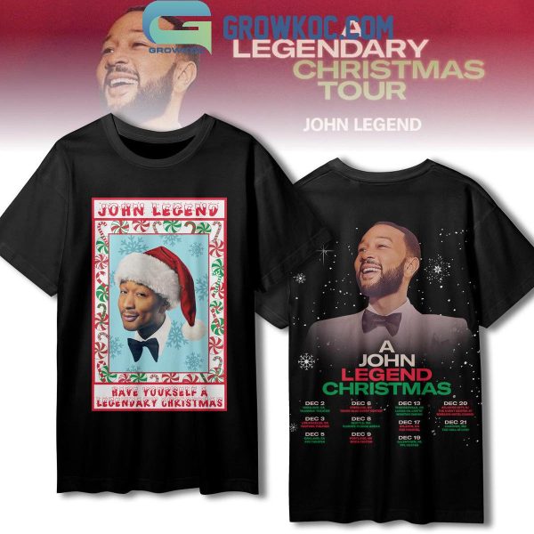 John Legend A Legendary Christmas Tour 2024 Hoodie T-Shirt