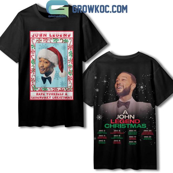 John Legend A Legendary Christmas Tour 2024 Hoodie T-Shirt