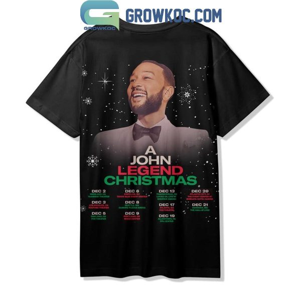 John Legend A Legendary Christmas Tour 2024 Hoodie T-Shirt