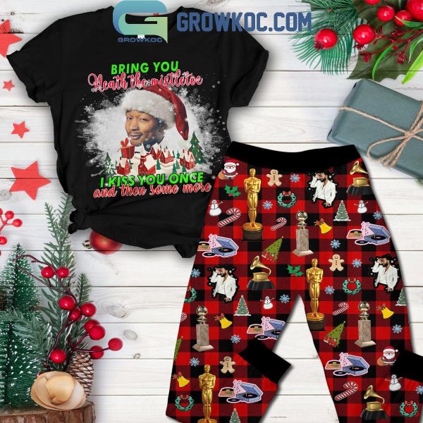 John Legend I Kiss You Once And Then Some More Christmas Fleece Pajamas Set