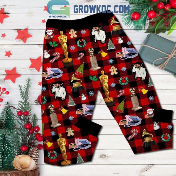 John Legend I Kiss You Once And Then Some More Christmas Fleece Pajamas Set