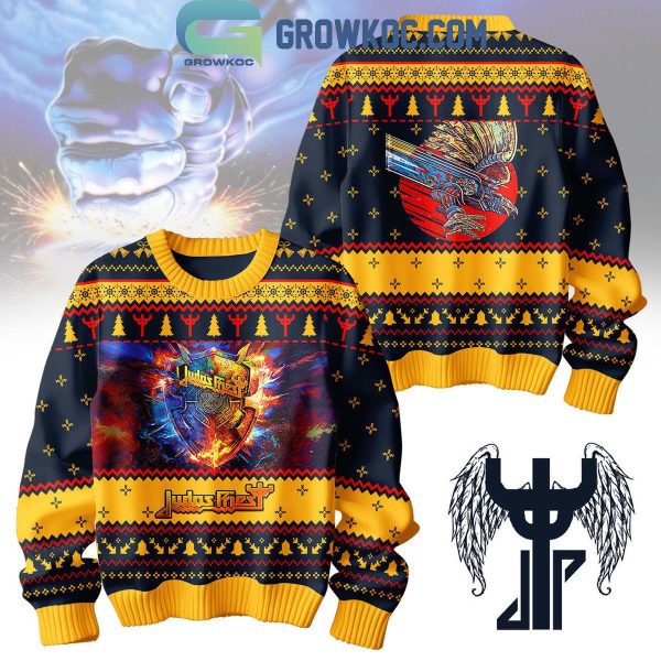 Judas Priest Living After Midnight Merry Christmas Ugly Sweater